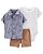 Camisa Azul Camaleão, Body e Shorts - Imagem 1