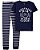 Pijama Azul Marinho Brothers - Imagem 1