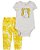 Body e Shorts Amarelo Lhama - Imagem 1