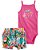 Body e Shorts Floral Pink - Imagem 1