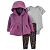 Trio Cardigan Roxo - Imagem 1