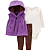 Conjunto Colete Roxo Fleece 3 peças - Imagem 1
