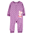 Macacao Fleece Poa Roxo Ratinha de Zíper sem Pé - Imagem 1