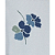 Kit Body Manga Longa Azul Florido - Imagem 2