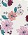 Trio 2 Bodies Manga Longa e Calca Vinho com Flores - Imagem 3