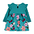Vestido Body com Faixa de Cabelo Verde Florido - Imagem 4