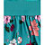 Vestido Body com Faixa de Cabelo Verde Florido - Imagem 5