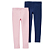 Calca Legging Rosa Claro e Azul Marinho - Imagem 1