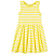 Vestido Regata Listrado Amarelo - Imagem 1