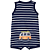 Romper Azul Marinho Listrado Carro - Imagem 2