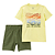 Camiseta Amarela Carro e Shorts Verde - Imagem 1