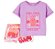 Camiseta e Shorts Roxo Tie Dye - 18 meses - Imagem 1