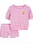 Blusinha e Shorts Atoalhado Lilas Abacaxi - 3 anos - Imagem 1