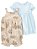 Kit Romper e Vestido Azul e Bege - 12 meses - Imagem 1