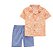 Camisa Laranja e Shorts Azul - 2 anos - Imagem 1