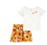 Camiseta e Shorts Saia Girassol -  3 meses - Imagem 1
