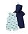 Kit Romper Regata e com Capuz Azul Tubarao - 24 meses - Imagem 1