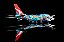 HX Models 1:400 Qantas Boeing 747-300 Nalanji Dreaming (pré-venda) - Imagem 6