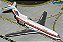 Gemini Jets: 1/400 United Airlines B727-100 Saul Bass livery; polished belly - Imagem 1