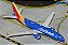 Gemini Jets 1:400 Southwest Airlines B737 MAX 8 N8788L (Pré-venda) - Imagem 1