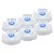 Kit 6 Bicos Bisnaga de Molhos FIFO Silicone Azul - Imagem 1