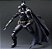 Square Enix Batman Play Arts Kai Batman Arkham Knight figura de ação NIB - Imagem 5