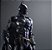 Square Enix Batman Play Arts Kai Batman Arkham Knight figura de ação NIB - Imagem 6
