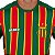 Camisa Oficial Sampaio Correa Jogo I Tricolor s/n - Numer - Imagem 2