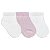 Kit 3 Pares de Meias Bebê Feminino Liso - Imagem 1