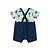 Conjunto Camiseta e Jardineira Moletinho - Imagem 3