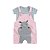 Jardineira com Body Menina Estampado - Imagem 3