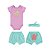 Conjunto Body, Short e Tiara - Imagem 3