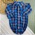 Body Camisa Xadrez de Tecido Manga Longa - Imagem 8