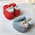 Kit 2 Sapatinhos Bebê de Tricô c/ Aplicação 3D Urso Recém-nascido - Imagem 5
