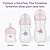 Kit 2 Mamadeiras Easy Flow Elefante Buba 120ml/270ml e 270ml/330ml - Imagem 4