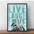Placa Decorativa Live, Laugh, Love - Imagem 1