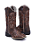 Bota de Couro Texana Feminina Brilho Glitter - Imagem 2