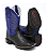 Bota Texana Azul e Preta Avestruz - Imagem 4