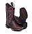Bota Texana Country Bordado Tribal Tradicional Rosa Couro Marrom - Imagem 3
