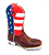 Bota Texana - Bandeira USA - Sola Branca - Imagem 4