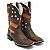 Bota Texana Country Americana Sola Preta - Imagem 1