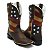 Bota Texana Country Americana Sola Preta - Imagem 4