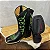 Bota Texana Arame Verde Couro Liso Sola Preta - Imagem 2