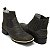 Botina Masculina Country Couro Escamada Marrom - Imagem 2