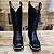 Bota Texana Country Feminina Preta Florência Cano Longo - Imagem 3