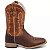 BOTA TEXANA COUNTRY MARROM SOLA DE COURO TRADICIONAL - Imagem 2