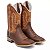 BOTA TEXANA COUNTRY MARROM SOLA DE COURO TRADICIONAL - Imagem 3