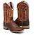 BOTA TEXANA COUNTRY MARROM SOLA DE COURO TRADICIONAL - Imagem 1
