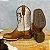 Bota Texana Nelore Bainha Faca Couro Fossil - Imagem 2