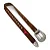 Cinto Tourinho - Couro Crazy Horse Nescau | Bordado Rosa Produto sob encomenda. - Imagem 2
